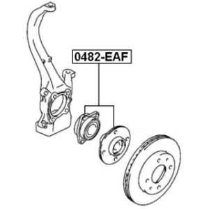 Wheel Hub - FEBEST 0482EAF
