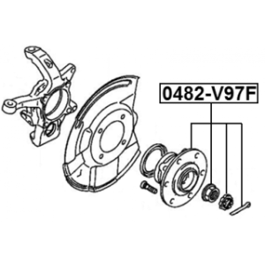 Wheel Hub - FEBEST 0482V97F