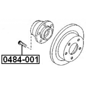 Wheel Stud - FEBEST 0484001