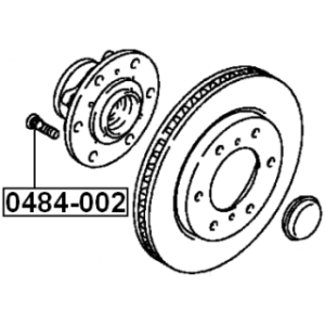Wheel Stud - FEBEST 0484002