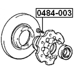 Wheel Stud - FEBEST 0484003