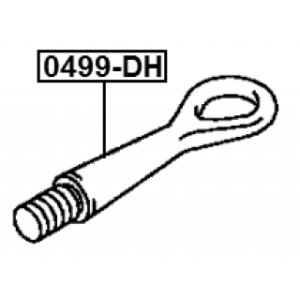 Tow Hook - FEBEST 0499DH