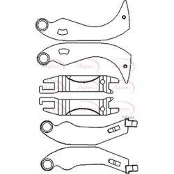 Braking System Adjuster APEC ADB3001 for CITROEN