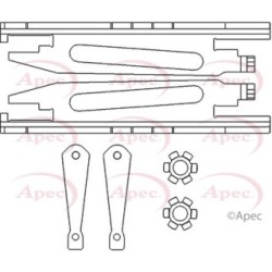 Braking System Adjuster APEC ADB3011 for AUDI