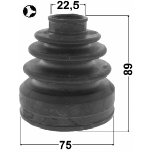 Bellow Drive Shaft - FEBEST 0515CWT