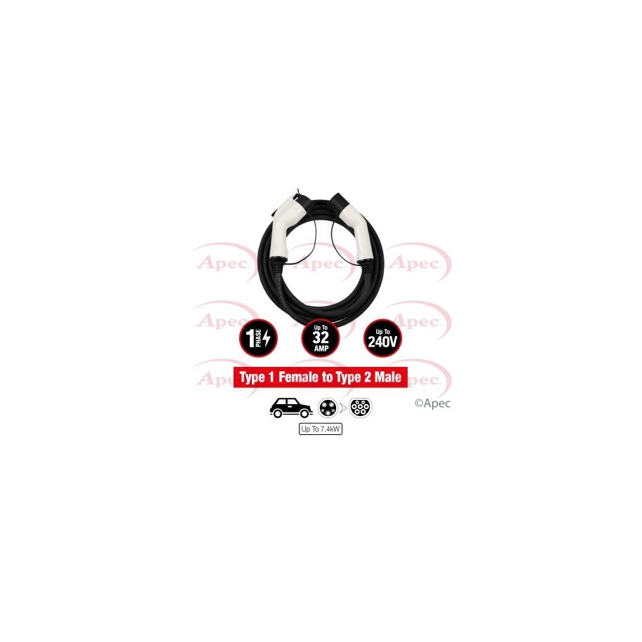 Electric Charging Cable APEC AEC102 for CITROEN