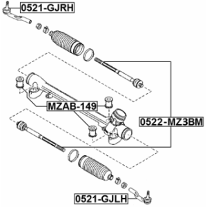 Tie Rod End - FEBEST 0521GJRH