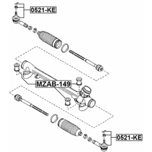 Tie Rod End - FEBEST 0521KE