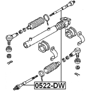 Inner Tie Rod - FEBEST 0522DW