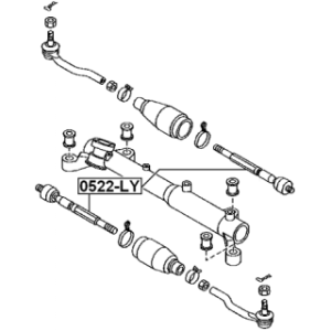 Inner Tie Rod - FEBEST 0522LY