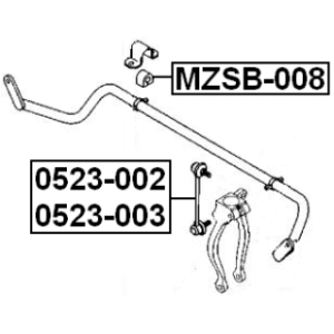 Link Coupling Rod Stabiliser Bar - FEBEST 0523002