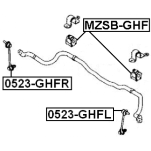 Link Coupling Rod Stabiliser Bar - FEBEST 0523GHFR