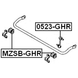 Link Coupling Rod Stabiliser Bar - FEBEST 0523GHR