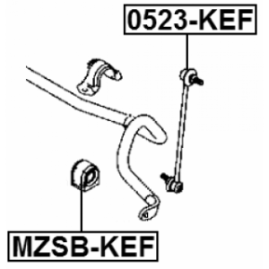 Link Coupling Rod Stabiliser Bar - FEBEST 0523KEF
