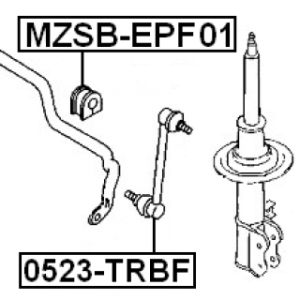 Link Coupling Rod Stabiliser Bar - FEBEST 0523TRBF