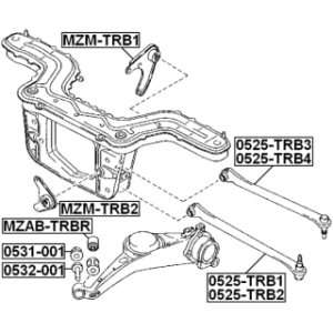 Caster Shim Axle Beam - FEBEST 0532001