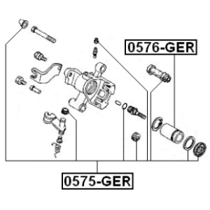 Piston Brake Caliper - FEBEST 0576GER