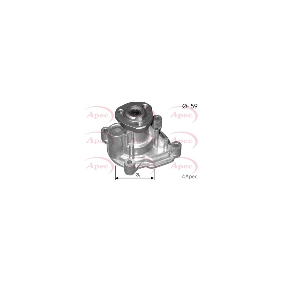 Engine Cooling Water Pump APEC AWP1041 for AUDI