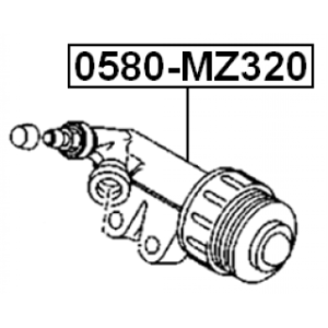 Slave Cylinder Clutch - FEBEST 0580MZ320
