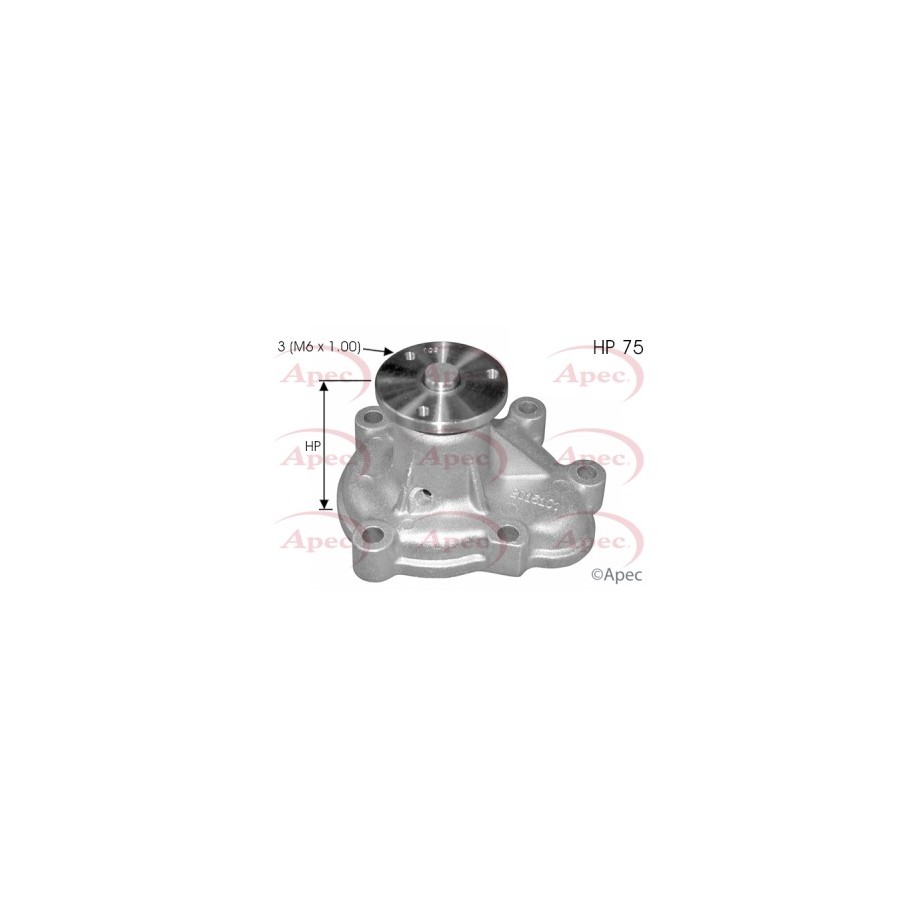 Engine Cooling Water Pump APEC AWP1409 for CHEVROLET