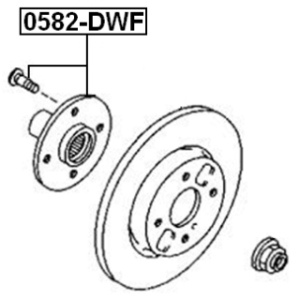 Wheel Hub - FEBEST 0582DWF