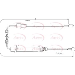 Handbrake Cable APEC CAB1352 for PEUGEOT 407 OE 4745X4