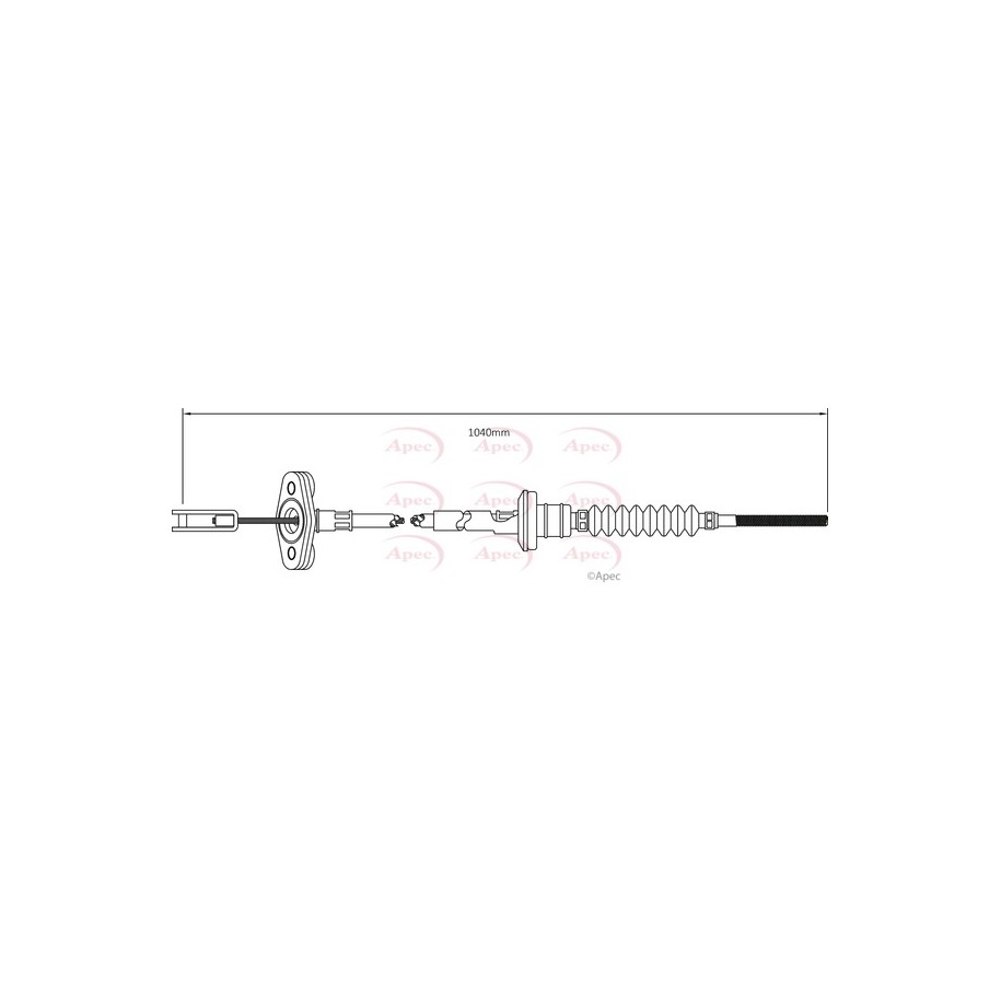 Control Cable Pull APEC CAB5001 for DAEWOO