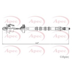 Control Cable Pull APEC CAB5026 for CITROEN SAXO OE 2150R0