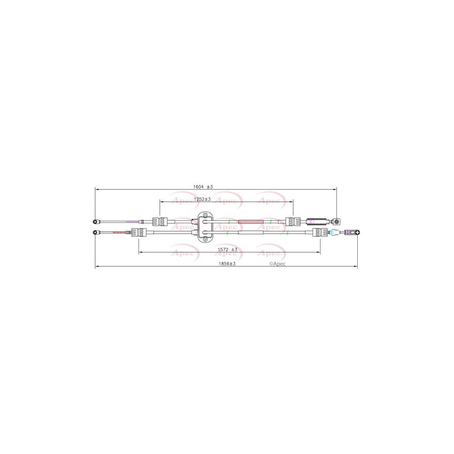 Cable Pull (mt) APEC CAB7032 for FORD FOCUS OE 1402883