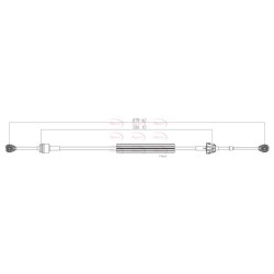 Cable Pull (mt) APEC CAB7077 for RENAULT KANGOO OE 7701479155