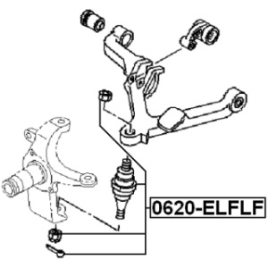 Ball Joint - FEBEST 0620ELFLF