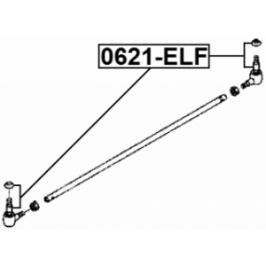 Tie Rod End - FEBEST 0621ELF