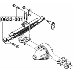 Spring Bolt - FEBEST 0633001