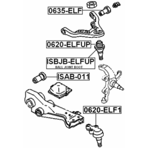 Control Arm Reinforcement Brace - FEBEST 0635ELF