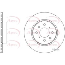 Brake Disc APEC DSK3066 OE 45251SAA000