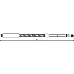 Brake Hose Pipe APEC HOS3400 for PEUGEOT 306 OE 480663
