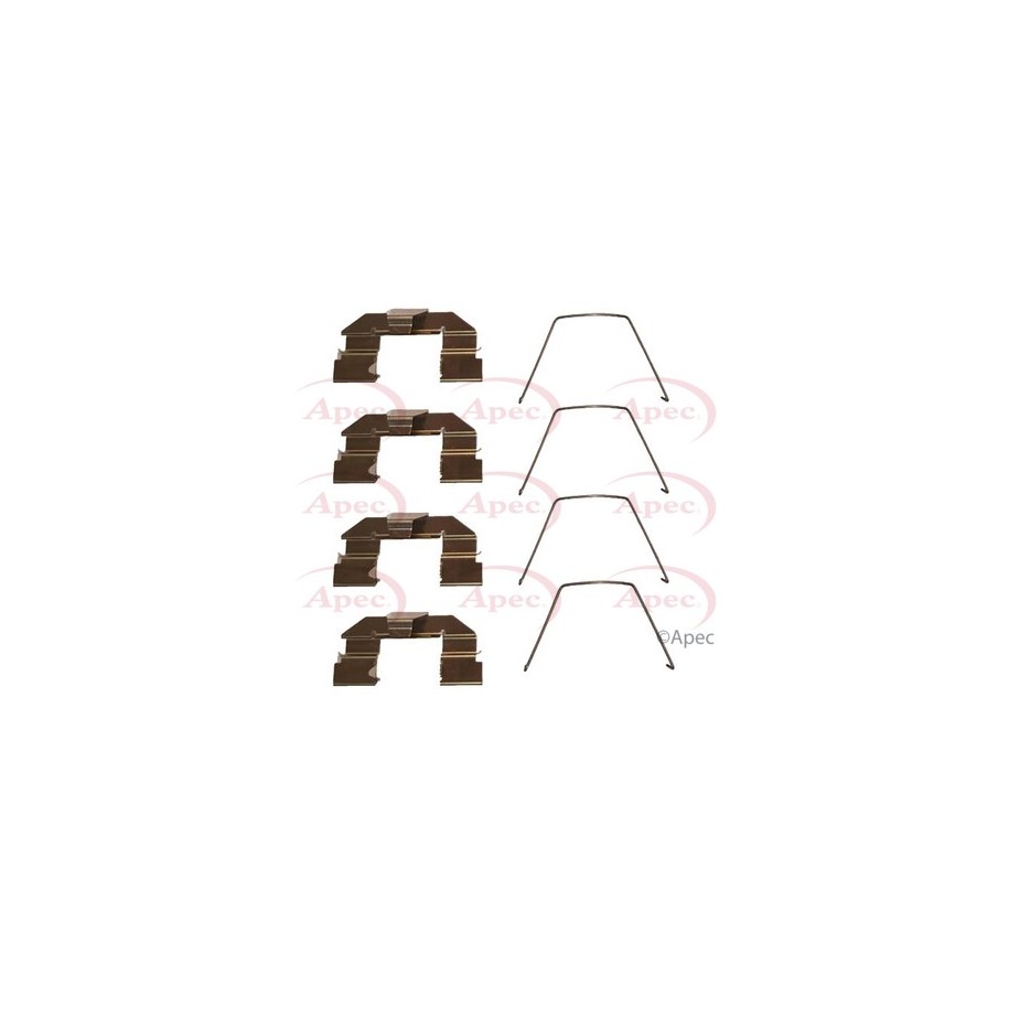 Brake Disc Pad Accessory Kit APEC KIT1009 for MAZDA 6