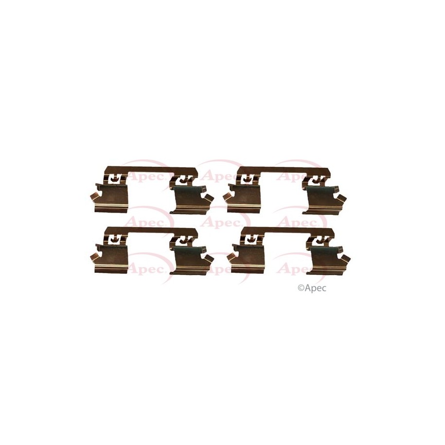 Brake Disc Pad Accessory Kit APEC KIT1010 for MERCEDES E-CLASS