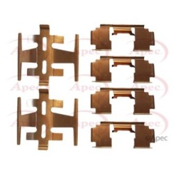 Brake Disc Pad Accessory Kit APEC KIT1017 for HONDA