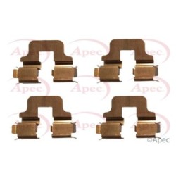 Brake Disc Pad Accessory Kit APEC KIT1024 for MERCEDES