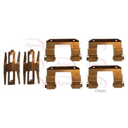 Brake Disc Pad Accessory Kit APEC KIT1032 for HYUNDAI