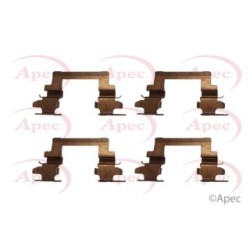 Brake Disc Pad Accessory Kit APEC KIT1037 for CITROEN