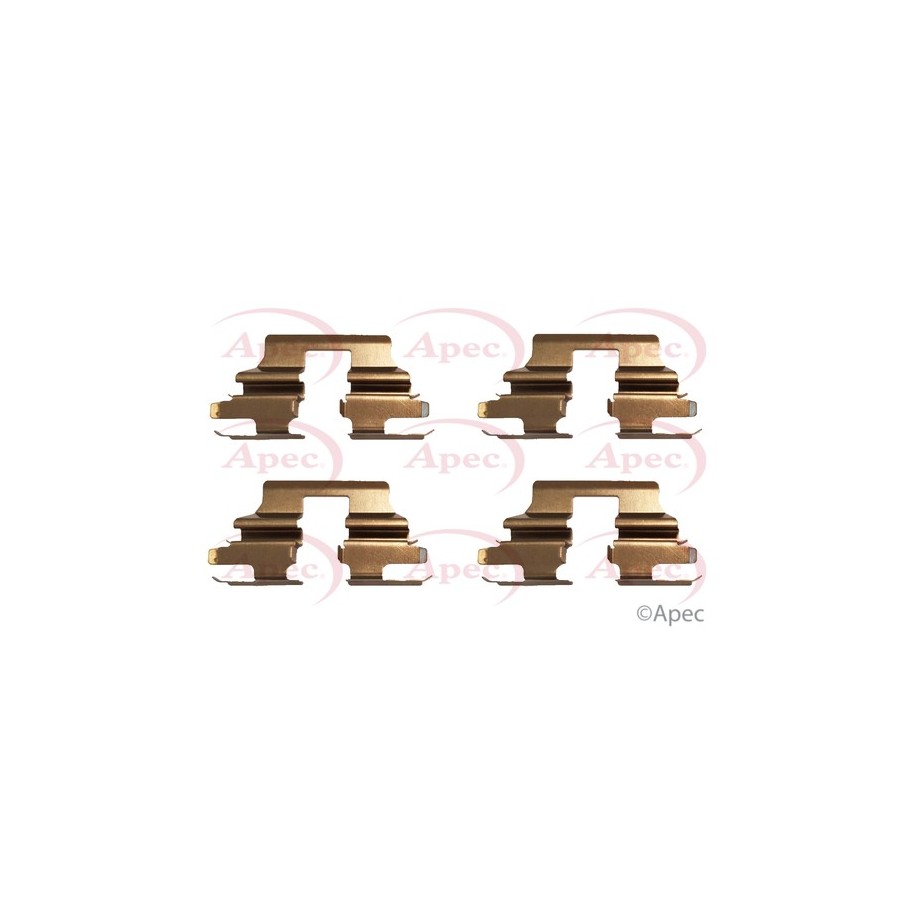Brake Disc Pad Accessory Kit APEC KIT1058