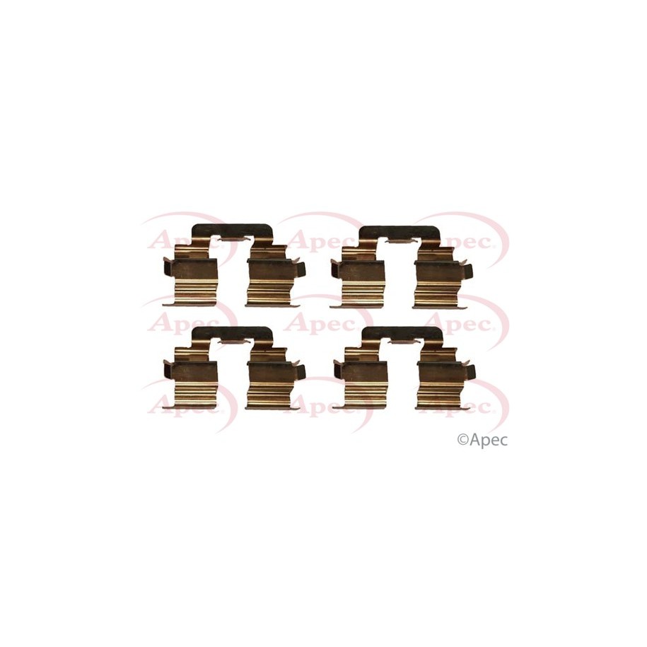 Brake Disc Pad Accessory Kit APEC KIT1070 for MERCEDES A-CLASS