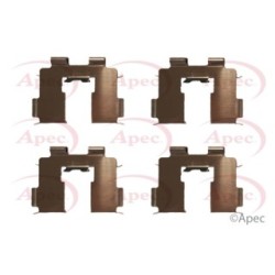 Brake Disc Pad Accessory Kit APEC KIT1077 for HYUNDAI SANTA