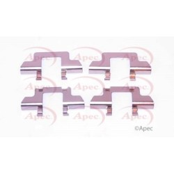 Brake Disc Pad Accessory Kit APEC KIT1108 for CITROEN C2