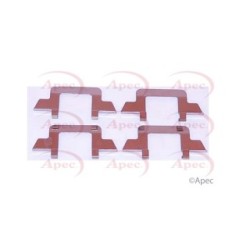 Brake Disc Pad Accessory Kit APEC KIT1109 for CITROEN C2