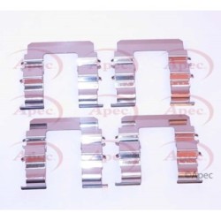 Brake Disc Pad Accessory Kit APEC KIT1112 for KIA