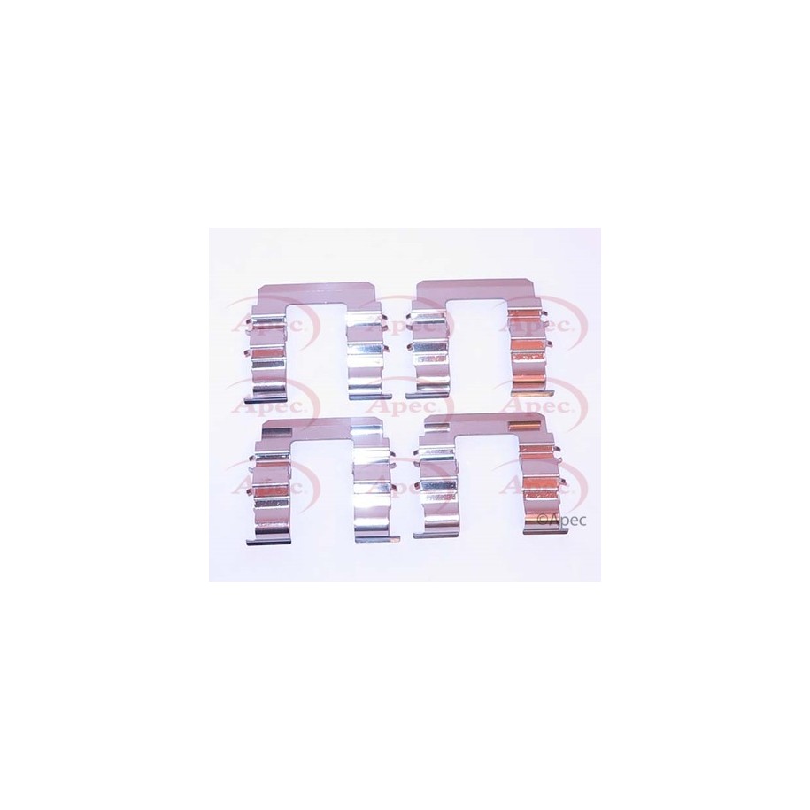 Brake Disc Pad Accessory Kit APEC KIT1112 for KIA