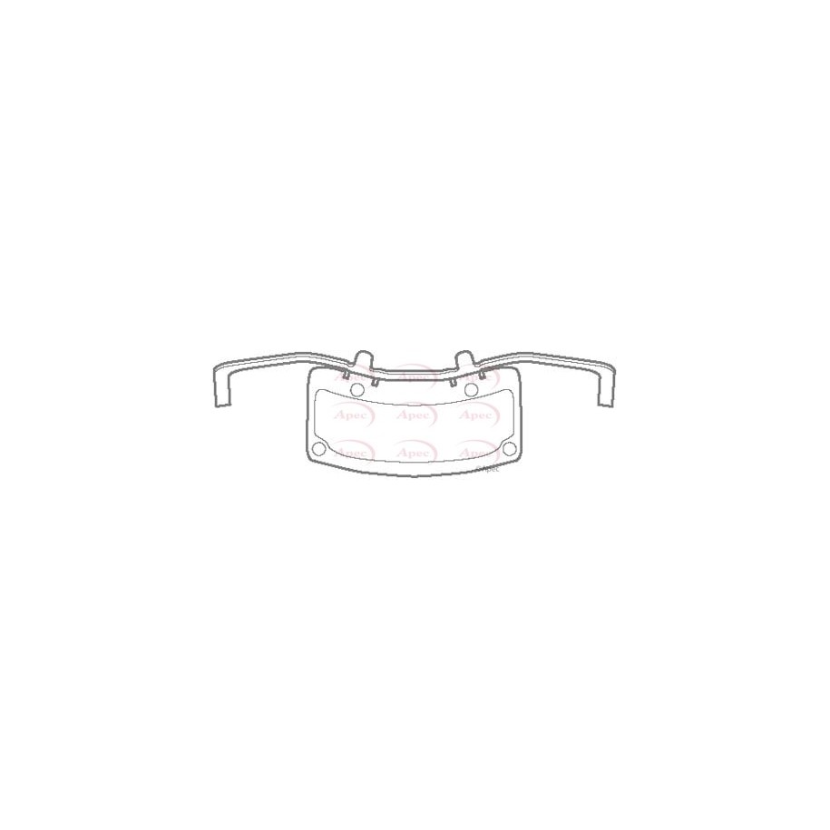 Brake Disc Pad Accessory Kit APEC KIT1129 for AUDI